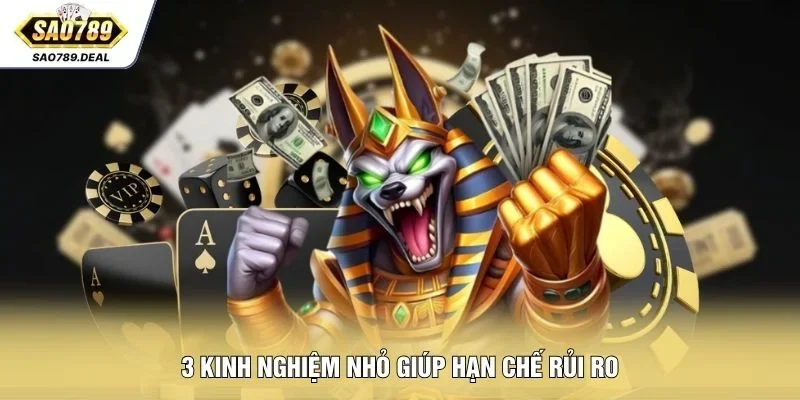 3 kinh nghiệm nhỏ giúp hạn chế rủi ro